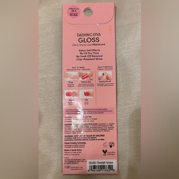 Dashing Diva Cheetah-licious Gel Nail Strips - Picture 3 of 3